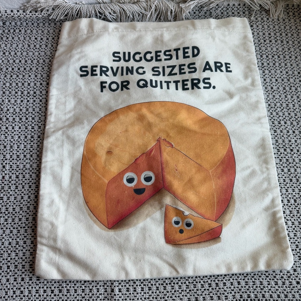 Cheese Print Tote Bag
